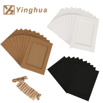 China Creative Diy Photo Paper Frame Sets Simple Home Decoration 10 To Reuse Environmentally Friendly Photo Frame for sale