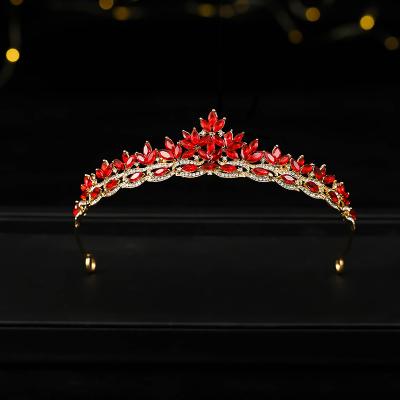 China Rhinestone Crystal Tiaras And Crowns Children's Crown Headband For Women Birthday Pageant Wedding Prom Princess Crown for sale