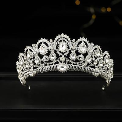 China Bride Tiara Crown British Style Bride Hair Accessories 2021 New for sale