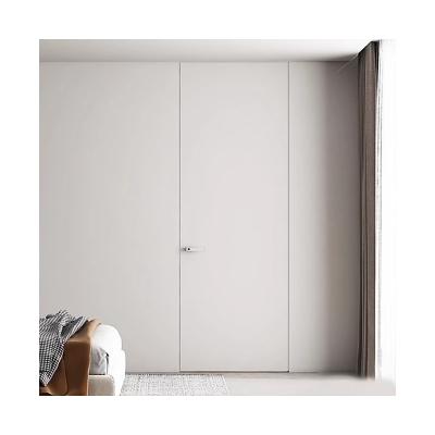 China MOKK Bulletproof Water Resistant Interior Doors Wall Room Frameless Invisible Indoor Hidden Fold Door System Price for Hotels for sale