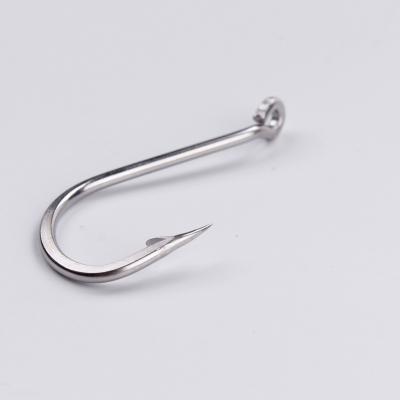 China Wholesale Stainless Steel Fish Hooks Hook Silver Stainless Steel Octopus Fish Hook for sale