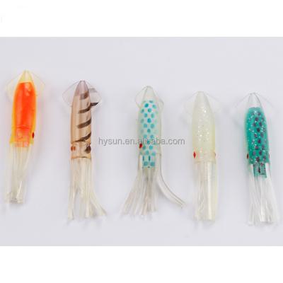 China Soft Soft Plastic Squid Lure For Tuna Aplet Fishing for sale