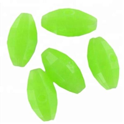 China Night Fishing Luminous (Oval) Octangle Glow Beads For Fishing for sale