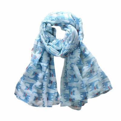 China Fashion and new fashion women 100% soft polyester printed lightweight woven silk shawls luxury scarf for sale