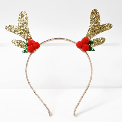 China Sweet Christmas Decorations Products Children Kids Hair Circle Hair Band Headband Accessories for sale