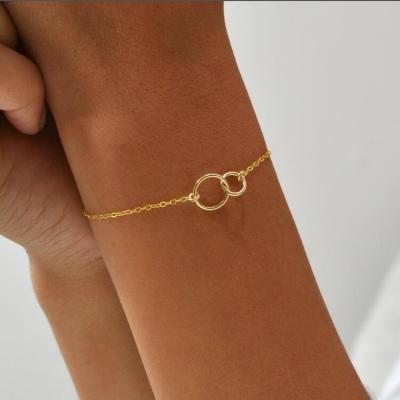 China 2020 Simple Fashion Friendship Bracelet 316L Stainless Steel Bangle Bracelet Women Simple Charm Bracelet for sale