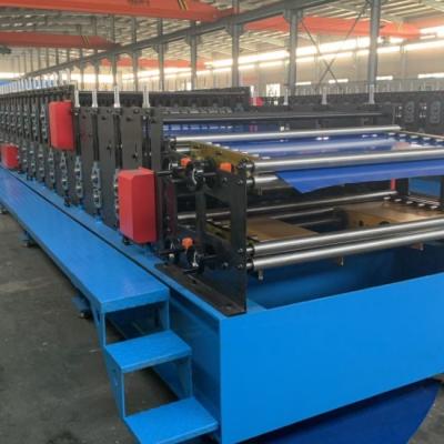 China 13-18 Stations Color Steel Panel Glazed tile and corrugated panel Roll Forming Machine for sale