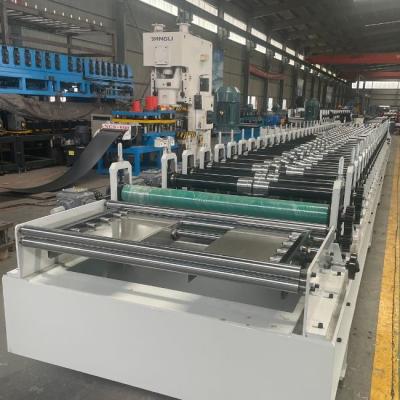 China Roof / Wall Metal Roofing Sheet Making Machine Trapezoidal Roofing Sheet Roll Forming Machine for sale