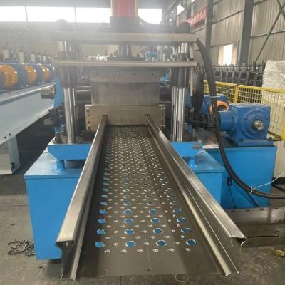 China Vollautomatische Rollenformmaschine für Gerüstplatten aus Stahl 0-18 m/min zu verkaufen