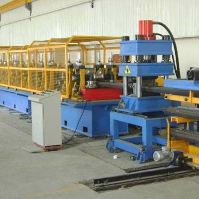 China PLC Control Highway Guardrail Machine , W Beam Roll Forming Machine for sale