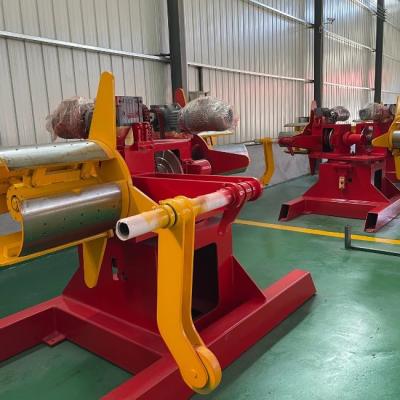 China 15T 10T 8T 5T Hydraulic Automatic Decoiler Machine For Easy Uncoiling for sale