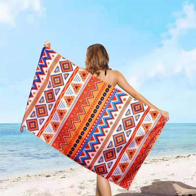 China Free Customized Copy of Waffle QUICK DRY Sand Beach Towel Dry Towel Beach Towel Beach Towel Free Customized Copy for sale