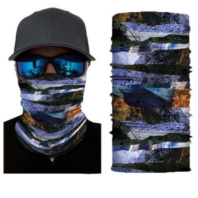 China Custom Printed Anti-UV Ice Silk Cooling For Tubular Neck Tube Bandana Cycling Fishing Cuff for sale