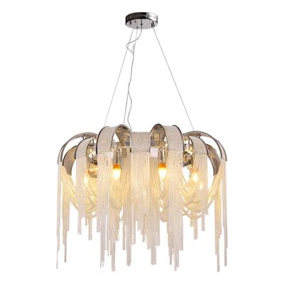 China New Slightly Luxurious Design Modern Living Room Decorative Chandelier Light Round Warm LED Pendant Lamp for sale