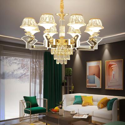 China Modern Graceful Pendant Living Room Crystal Chandelier LED Chandelier Dining Room Crystal Chandelier For Hotel Modern for sale