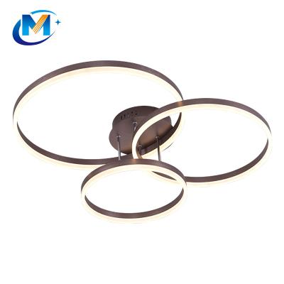 China Surface mounted hZhongshan wholesales modern ceiling lamps aluminum and circle design acrylic ceiling lamp for restaurant home for sale