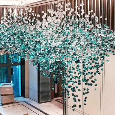 China 2022 New Products Wedding Decoration Outdoor Mounted Hotel Hanging Chandelier Pendant Lights Luxury Modern Acrylic Indoor Lighting Ceiling for sale