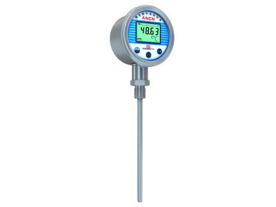 China Dial 63mm Digital Temperature Meter Built In 3.6V High Volume Lithium Battery for sale