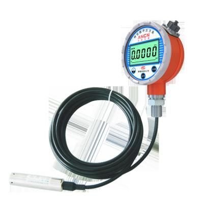 China 4~20mA Output Signal Static Pressure Five Digits LCD Display Water Level Meter With Battery Alarm Priority Mechanism for sale