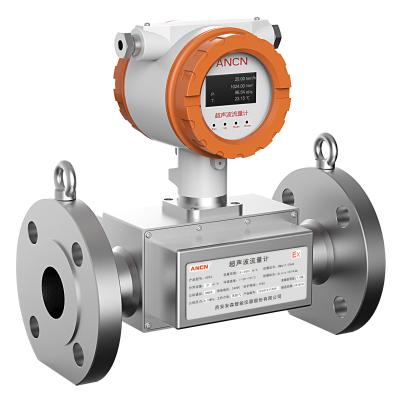 China Measuring Natural Gas Ultrasonic Flow Meter Explosion Proof IP65 Protection Degree for sale