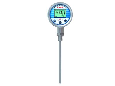 China 2.5 Inch Mini Digital Temperature Gauge Built In 3.6V High Volume Lithium Battery for sale