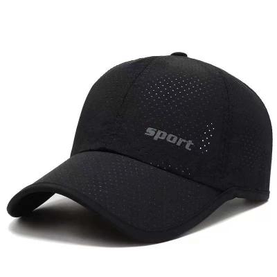 China JOINT Summer Quick-Dry Golf Hat Tennis 6 Panel Slim Cap for sale