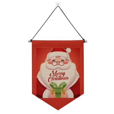 China Ship Christmas Day Door Banner Banner Customs Logo Hanging Home Ready Fashion To Decorate Hot Selling for sale