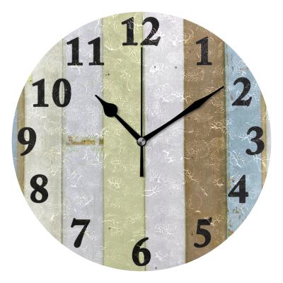 China Best Selling Minimalist Sublimation Blank Clock Panel Wall Clock Customs Printing Hard Wall Clock Ready To Ship for sale