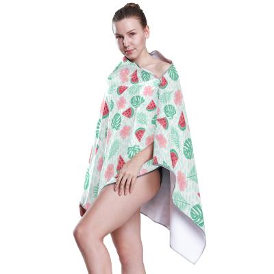 China Wholesale cutsoms printed large size quick dry sets QUICK DRY Amazon Summer Beach Absorbent Towel Bath Towel Sets for sale