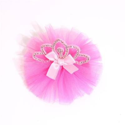 China 2022 Hot Selling Wear Child Scarf Color Wedding Princess Hair Accessories Headdress Hairpin for sale