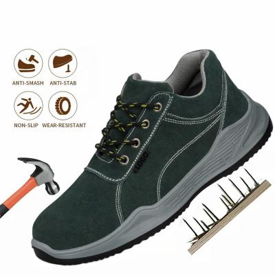 China Anti-static Anti-static Suede Steel Safety Shoes Toe Anti-Puncture Welding Shoes For Welder for sale