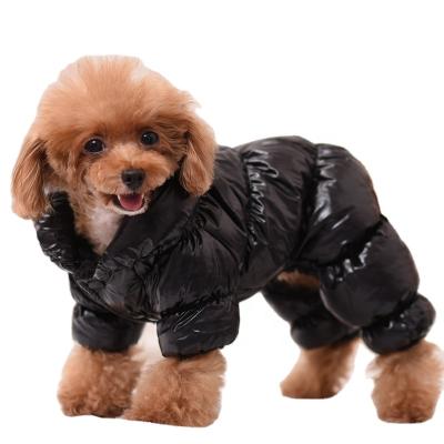 China Best Selling Products Stocked 2021 Winter Puppy Pet Clothes Thickened Wholesale Warm Dog Clothes Dog Coats Jackets Product for sale