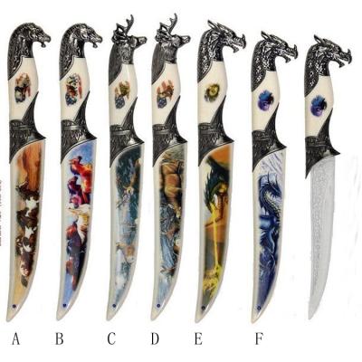 China Wholesale 955033 Europe Fantasy Knife Dragon Knife Decorative Paper Cutter for sale