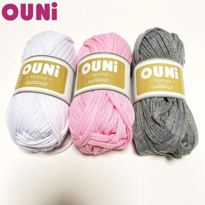 China Wholesale Anti-bacteria T-shirt Yarn Polyester T-shirt Yarn Crochet Yarn Crochet Bag Thick Shoes for sale