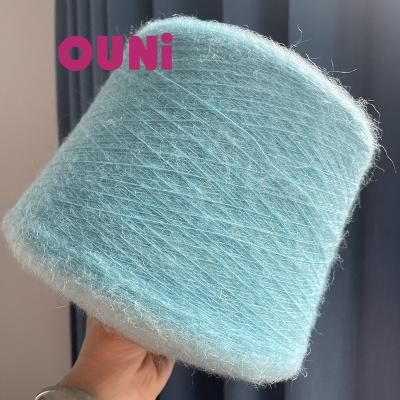 China Fashion Anti-Static Crochet Thread Tick Knitting Skeins Good Quality Low Price Medium 100% Italy Mohair Yarn Cones Stock Quantity for sale