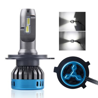 China Wholesale Die-casting Aluminum Housing High Speed ​​Fan 20000lm 6000k 360 super bright mini h8 h11 degree led headlight h4, F6 car led headlights for sale