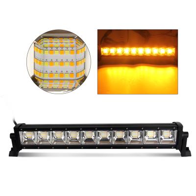 China CE Rohs Diecast Aluminum Housing Wholesale Aluminum Housing Color Changing 12 Volt 24 Volt 4X4 Single Row Offroad Led Light Bar for sale