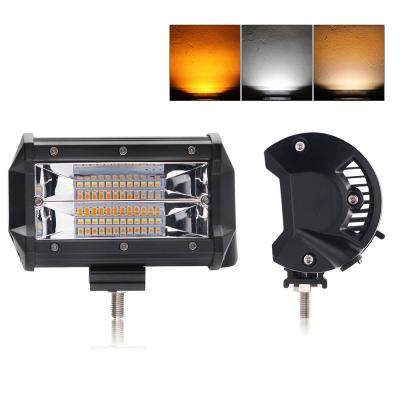 China Super Bright 72W 12V 24V Mini Wholesale 4X4 Offroad ATV UTV TRUCK 5 Inch Led Light Bar For Offroad ATV Car Truck for sale