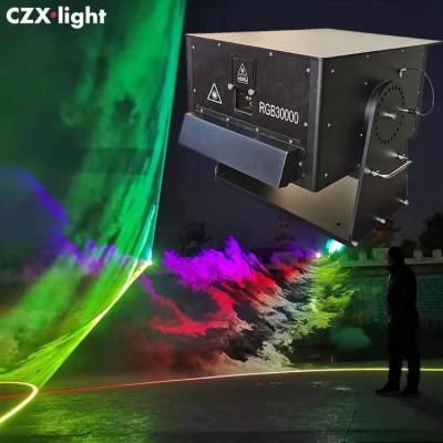 China High Brightness Commerical Using Professional High Quality RGB Laser Projector Outdoor Water Landscape Laser Effects Lights for sale