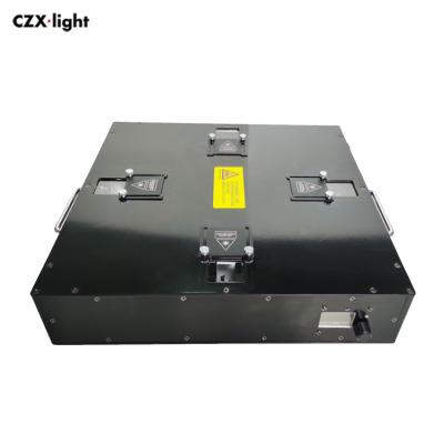 China 3D effects 4 heads 8W laser stage lighting dmx512 ALDA RGB laser light projector for night club for sale