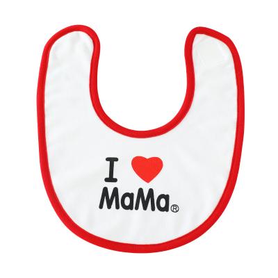 China Washable Made in China Newborn Waterproof High Quality Pure Cotton Soft Reusable Baby Bib Wholesale for sale