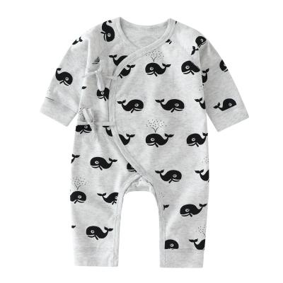 China Hot Selling Newborn Soft Cotton Long Sleeve Baby Clothing Bodysuit Romper Jumpsuit for sale