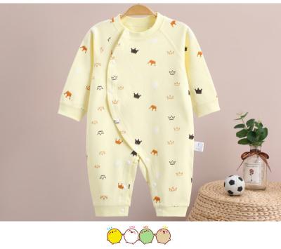 China Baby Girls Boys Anti-Shrink Newborn Cotton Clothes Top Hat Pants Sleepwear Suit Equipment Onesie Sets for sale