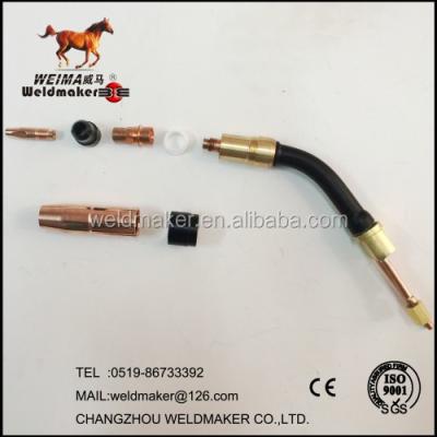 China Swan Neck Automatic Water Cooled Welding Torch FRONIUS Parts AW4000 / AW5000 for sale