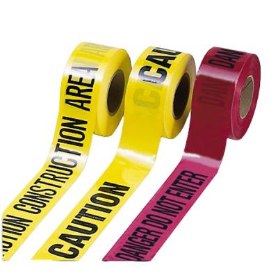 China PVC Visible Highs Customize Yellow Caution Tape Caution Diminishing Caution Tape Warning Tape for sale