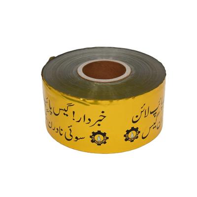 China Environmentally Friendly Traceable Underground Electrical Warning Device Aluminum Foil Tape for sale