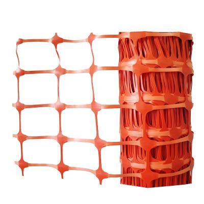 China High Quality HDPE Orange Safety Netting Orange Nature Safety Net Material Plastic Crash Barrier DLBR80-10040 for sale