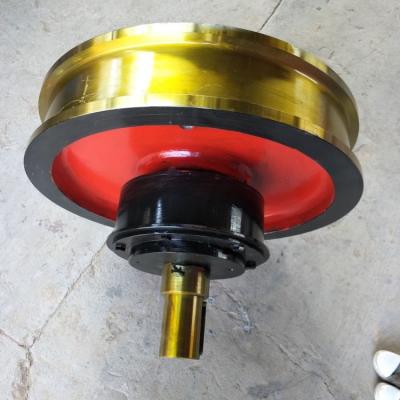 China ZG430-640 Alloy Steel Crane Wheel Sets Crane Spare Parts for sale