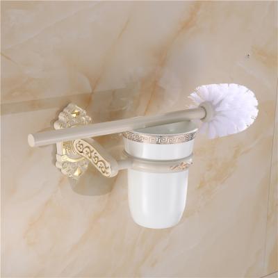 China Modern New Design Toilet Cup Holder Rustproof European Style Bathroom Toilet Brush Holder for sale