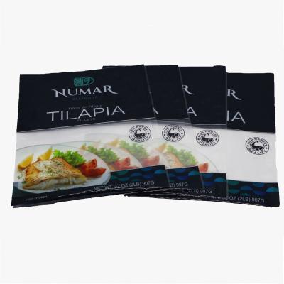 China Factory Wholesale Disposable Custom Three Sides Seal Bag Dried Seafood Packaging Bag for sale